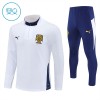 Portugal Training Sweatshirts Quarter-zip 2024-25 Weiße Für Kinder